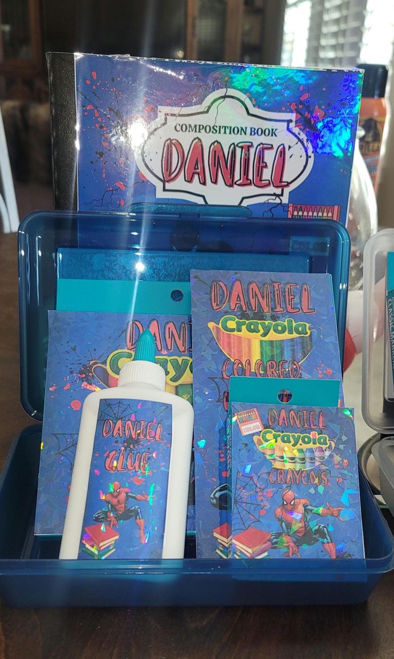Personalized Back to School Supply Set - Etsy