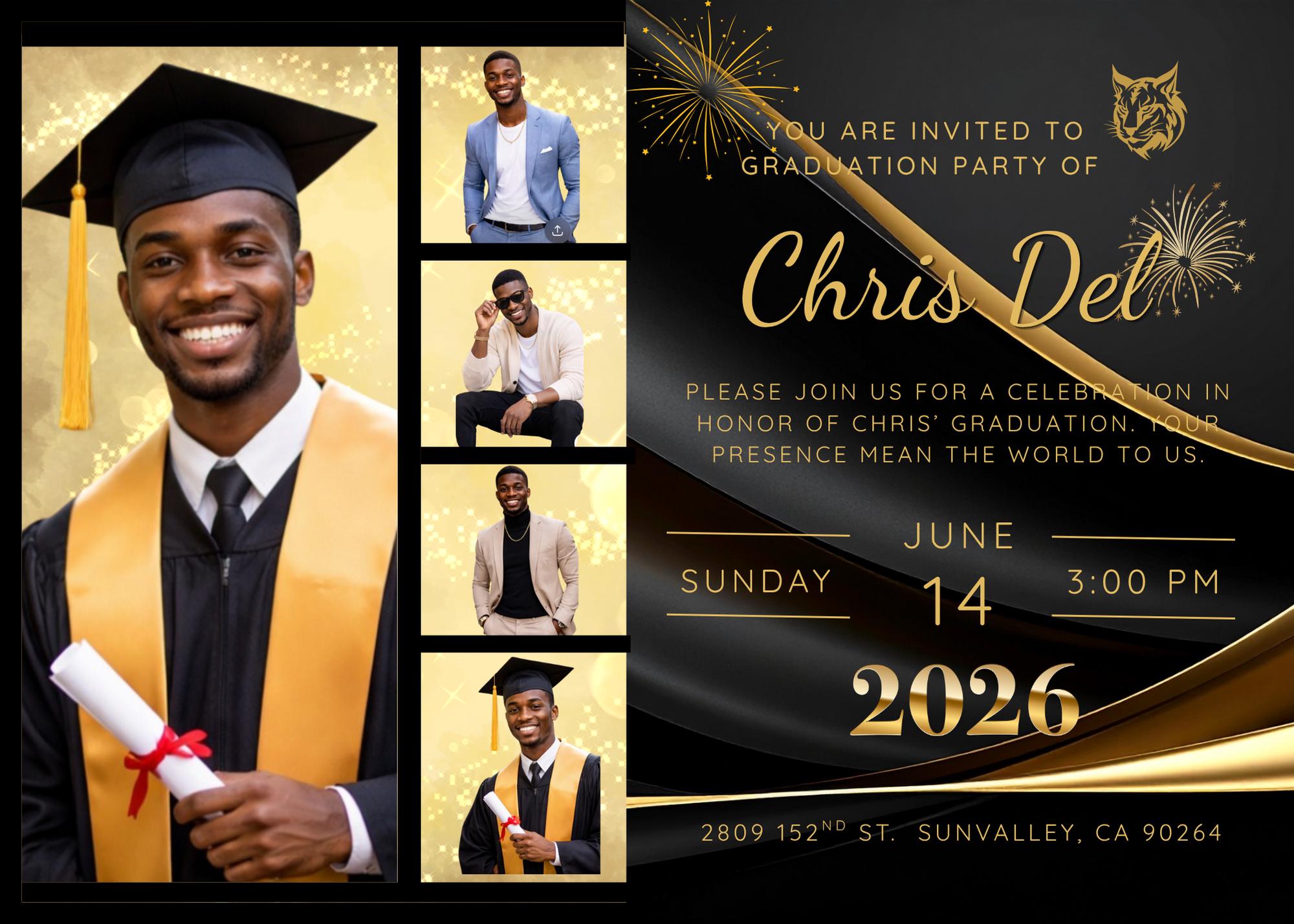 Personalized Custom Graduation Invitations - Etsy