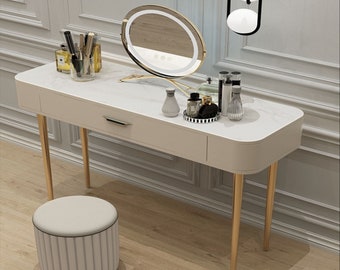 Mid Century Modern Makeup Vanity Desk Danish Wood Vanity Gifts Etsy