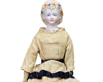 フラットヘッドチャイナドール - 1860 年代 - Etsy 日本