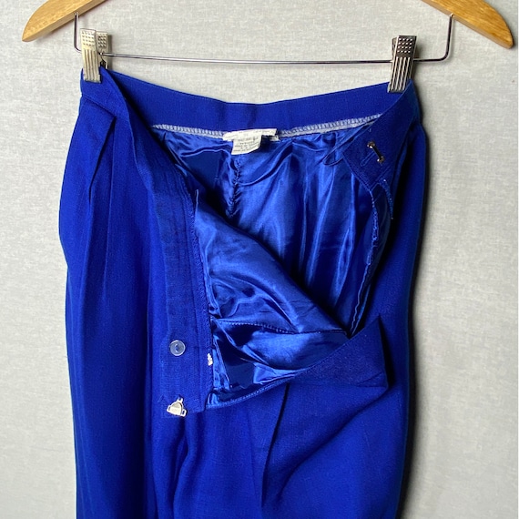 Vintage Christian Dior Separates Royal Blue Dress Sla… - Gem Vintage Christian Dior Separates Royal Blue Dress Sla… - Gem