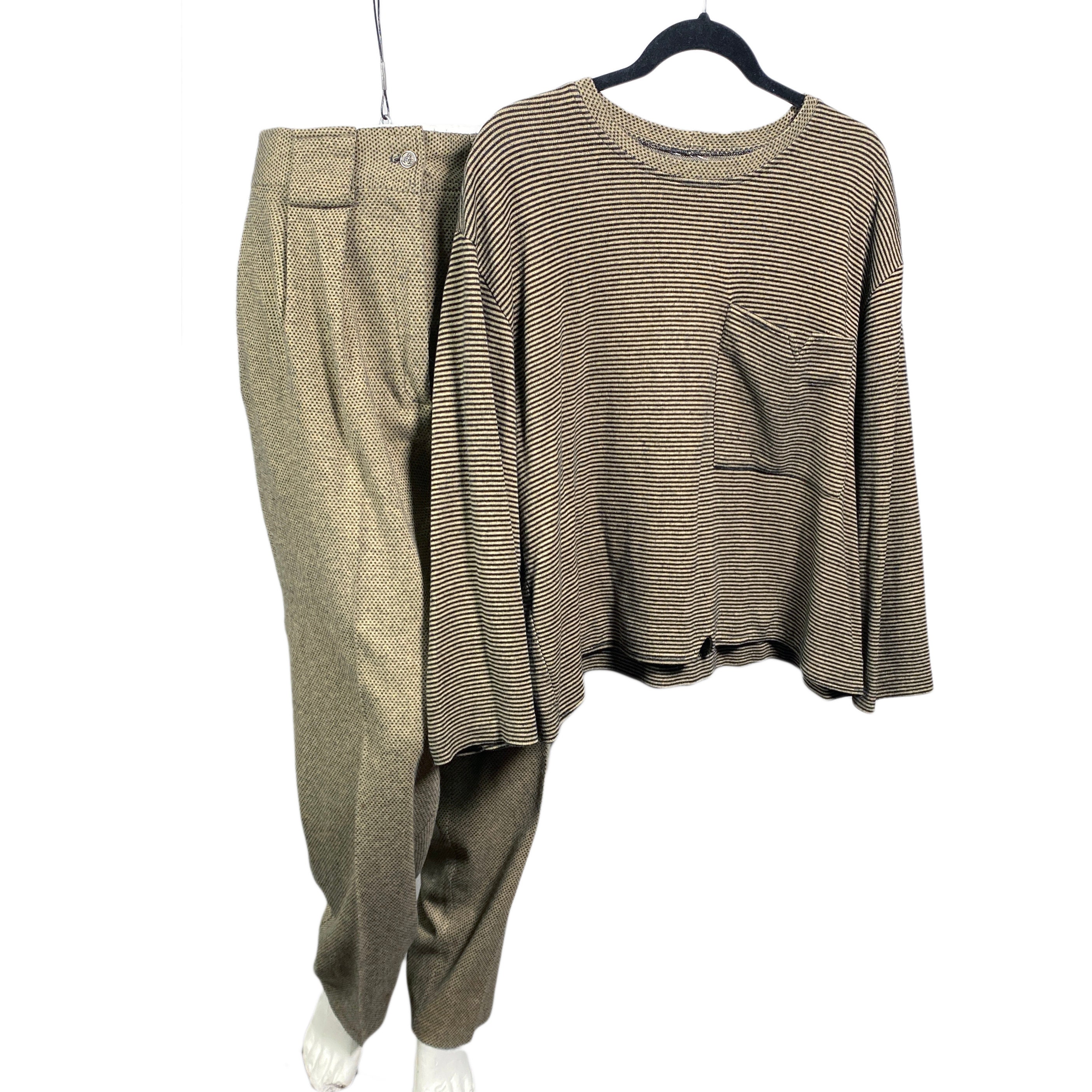 パンツ 1980's archive 3sideline buggy pants y2k Vintage Ziki 80's Outfit Pants Set | High Waisted Trousers