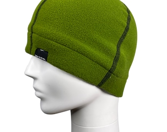 Prana fleece sombrero de invierno verde reversible gorro