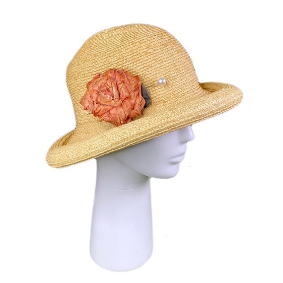 Helen Kaminski Australia 100% Raffia Paja Sol Hat Helen Kaminski 100% Straw Brim Sun Hat One Size Fits All  main image 2