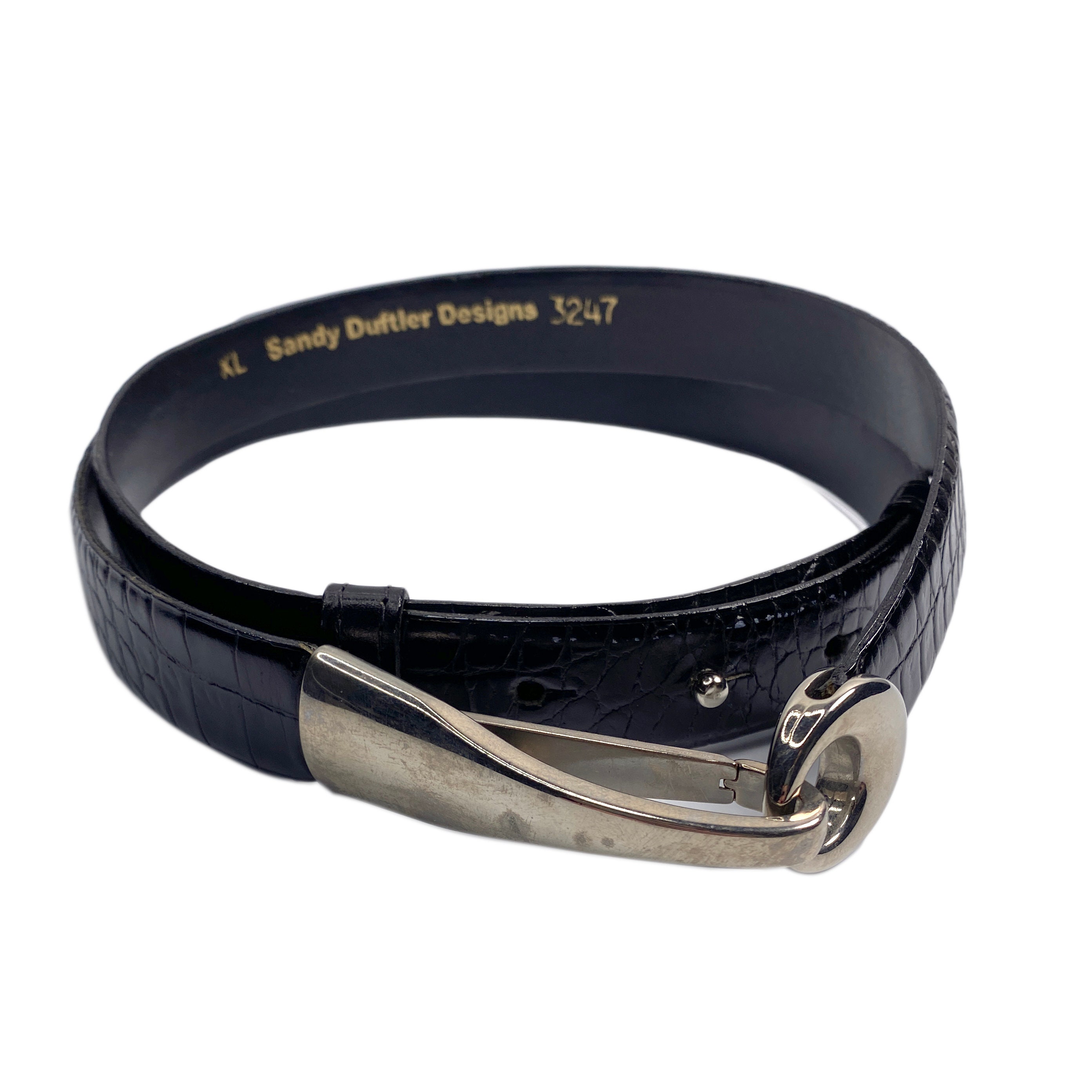 Sandy Duftler Embossed Leather Belt Sandy Duftler Spur Belt - 2 main image 3