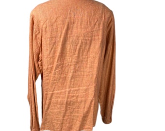Vintage FLAX by Jeanne Engelhart Linen Button Down Shirt, Medium