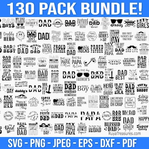 Pacote de Dia dos Pais Svg Png, Pacote de Papai Svg, Papai Svg, Pai Svg, Papa Svg, Papai Svg, Vovô Svg, Pacote de Papai Svg, Presente para Papai Svg