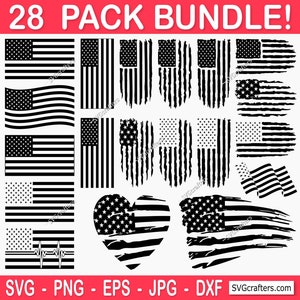 American Flag svg, 4th Of July svg, Distressed Flag svg, Fourth Of July svg, Grunge Flag svg, Patriotic svg - Printable, Cricut & Silhouette