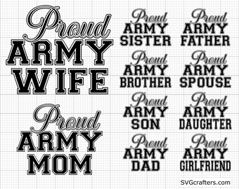 Download Proud Army Wife Svg Etsy