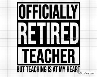 Download Retired Teacher Svg Etsy