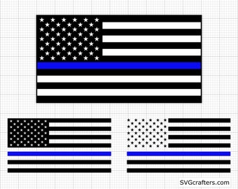 Download Police Flag Svg Etsy