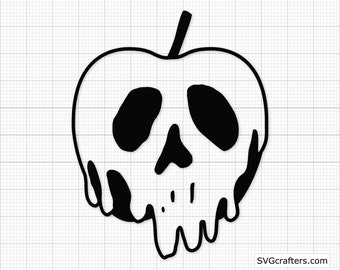 Snow White Apple Svg Etsy