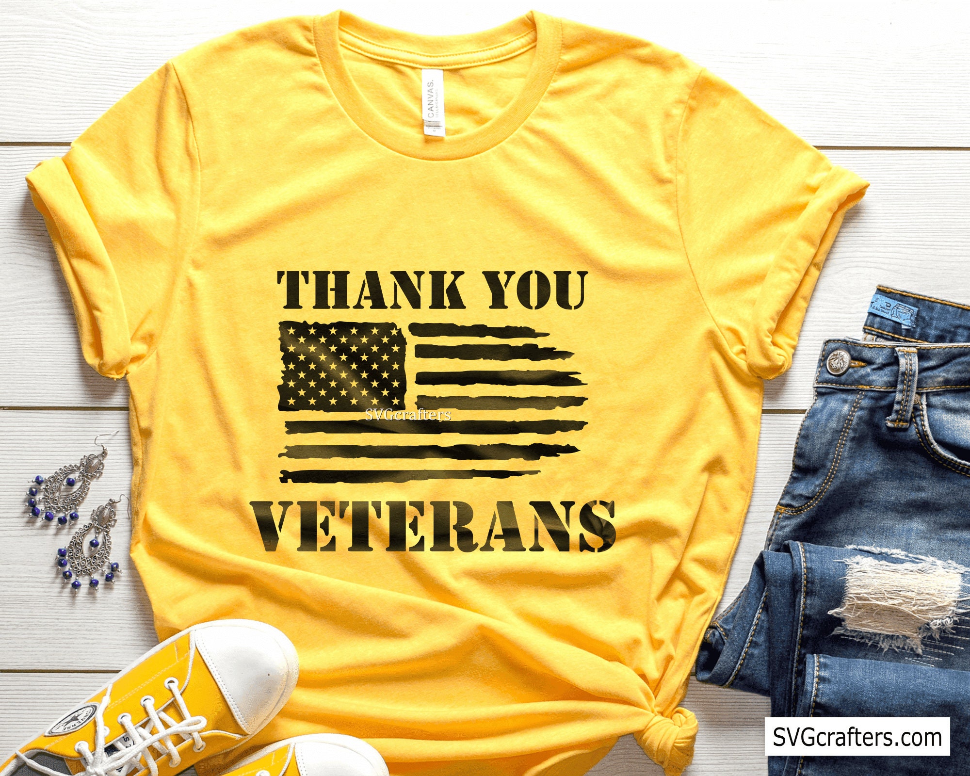 Thank You Veteran Svg Military Svg Patriotic Svg Veteran | Etsy