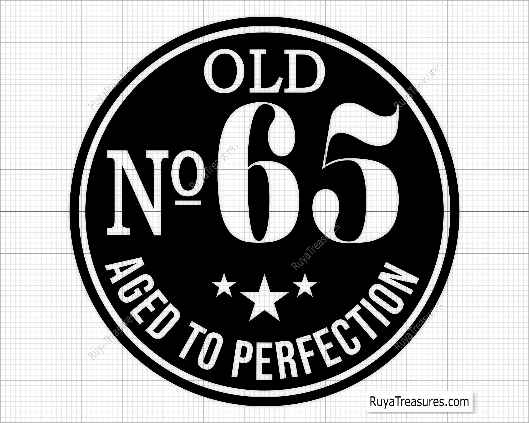 65 Lettering 65th Birthday Svg Png, 65th Svg, Aged to Perfection Svg, 65 and ...