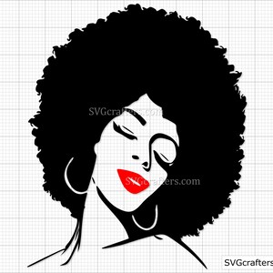 Natural hair svg, Black girl magic svg, afro woman svg, afro svg, Black lives matter svg, blm svg, Black history svg, melanin svg Cut File