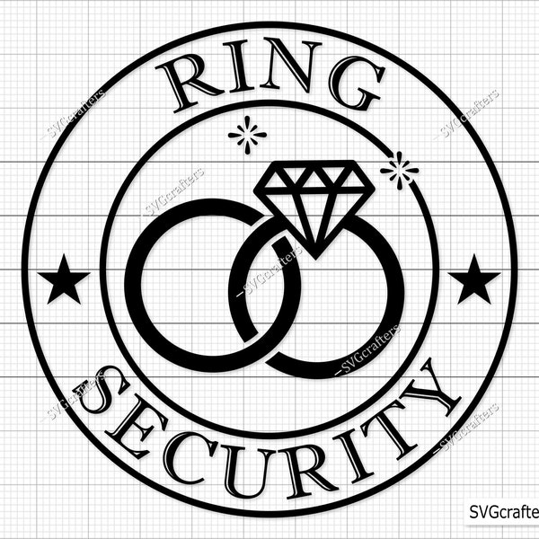 Ring Security Svg, wedding svg, bridal party svg, Wedding Party Svg, Ring Bearer Pin Svg, Ring Bearer Svg, Ring Security Png, marriage svg