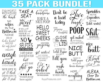 Badezimmer-Svg-Bundle, Badezimmer-Zitat, Restroom-Svg, Töpfchen Tanz-Svg, Bauernhaus-Svg, Badezimmerzeichen-Svg, lustiges Badezimmer-Svg, Waschraum-Svg
