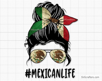 Imagem PNG de "Vida de Mãe Mexicana", Bandeira Mexicana PNG, PNG mexicano, bandeira do México, PNG de bandeira com efeito desgastado, bandeira do Novo México - Clipart, Arquivo para Impressão e Sublimação