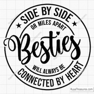 Besties Svg, Svg meilleur ami assorti, conception de chemise BFF, meilleurs amis pour toujours Svg, Besties citation Svg, Svg amitié, Svg meilleur ami mignon