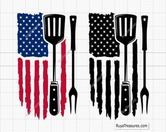 Amerikansk barbecue svg png, BBQ svg, grill svg, grillfather svg, rolig förkläde svg, grillning svg, kock svg - utskrivbar, Cricut och silhuett