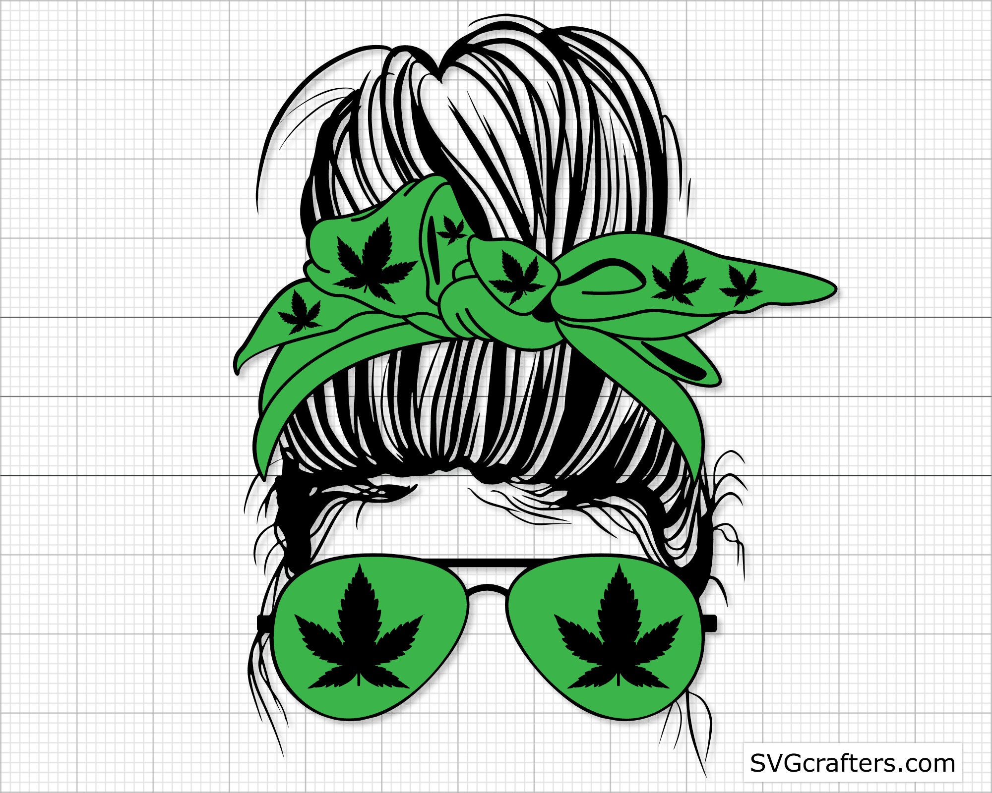 Weed Momlife kidlife svg Weed mom svg messy bun svg weed | Etsy