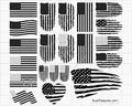 Distressed American Flag SVG, 4th Of July Png, Patriotic USA Flag Design, American Pride Artwork, USA Pride Graphic, Patriotic Decor