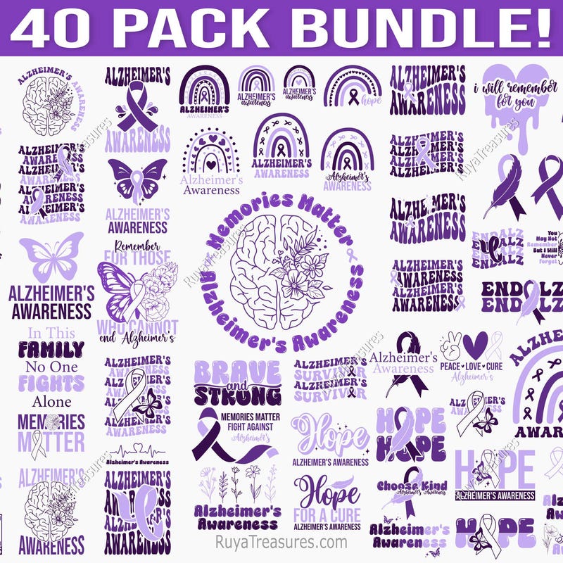 Alzheimers Cricut Decals - Etsy