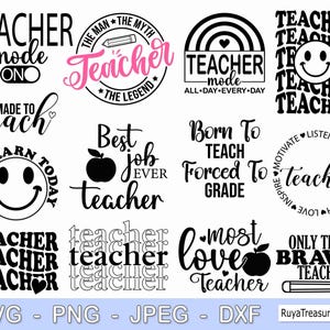 Teacher Svg Bundle