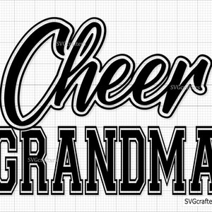 Cheer Oma, jubeln Sie Trainer SVG, Cheerleader svg, Trainer svg, Fußball svg, Cheerleader svg, jubelnde Mama svg - Printable, Cricut und Silhouette