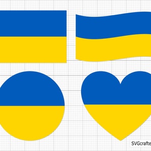 Bandera de Ucrania Svg Png, apoyo a Ucrania svg, bandera de Ucrania svg, paz svg, bandera ucraniana, svg patriótico - Archivos imprimibles, de Cricut y Silhouette