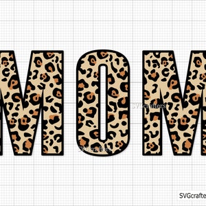 Leopard Mom svg, Leopard Print svg, mom leopard png, mom life svg, mom svg, cheetah mom svg, mommy svg - Imprimível, Cricut e Silhouette