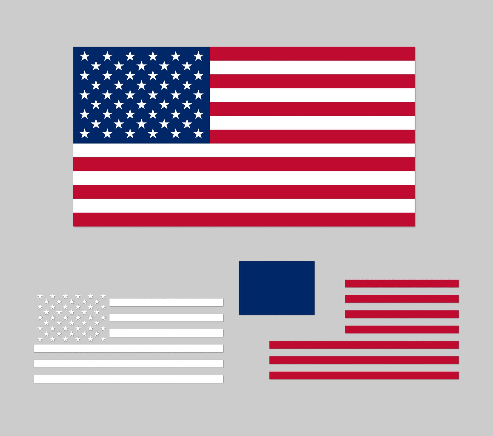 レイヤー化されたアメリカ国旗SVG PNG、アメリカ国旗SVG、アメリカ国旗
