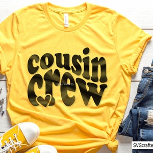 Cousin Crew Svg, Cousin Svg, Cousins Svg, New to the Crew, Cousin Squad ...