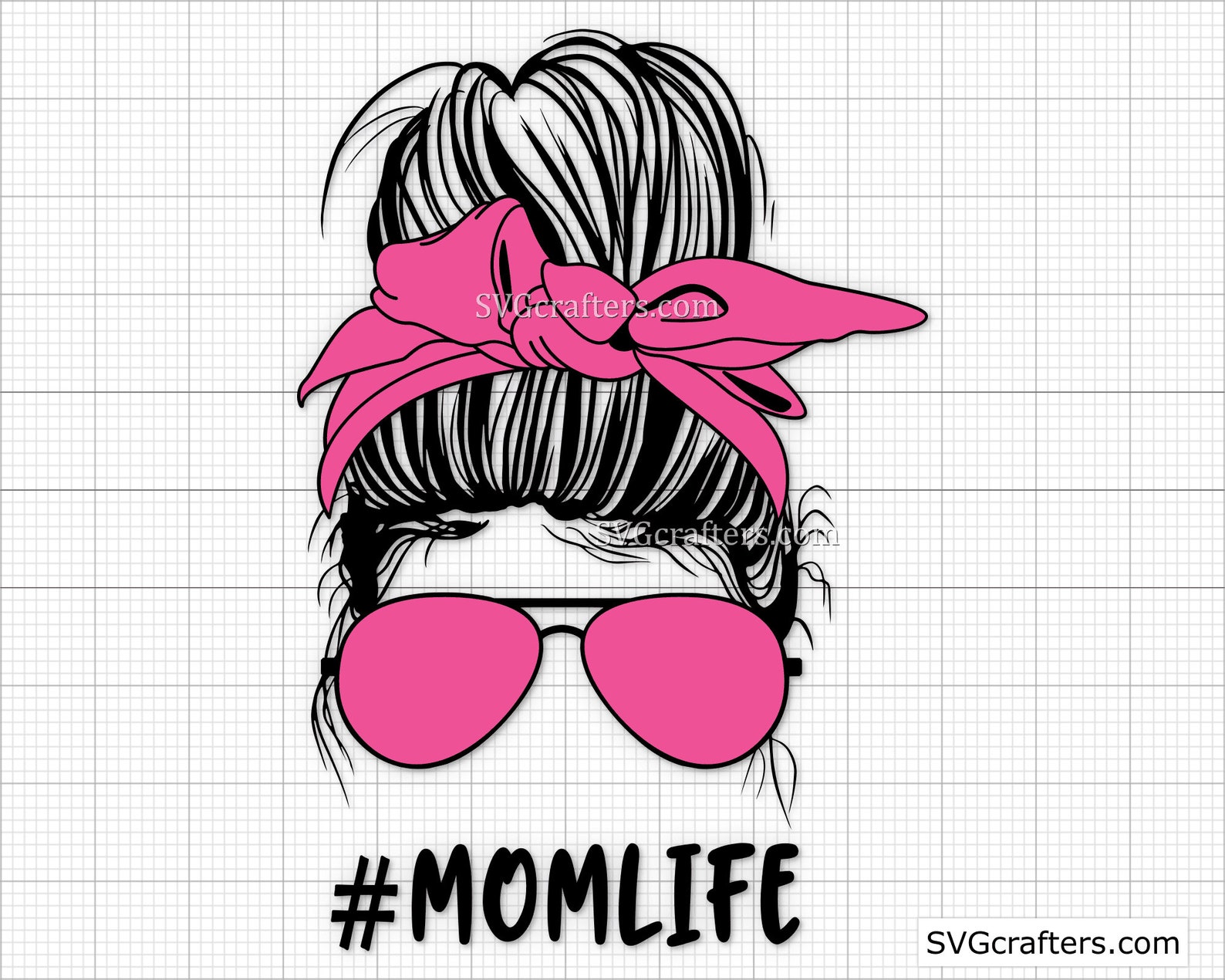 Momlife Svg Mom Life Svg Messy Bun Svg Mom Skull Svg Mom Etsy France