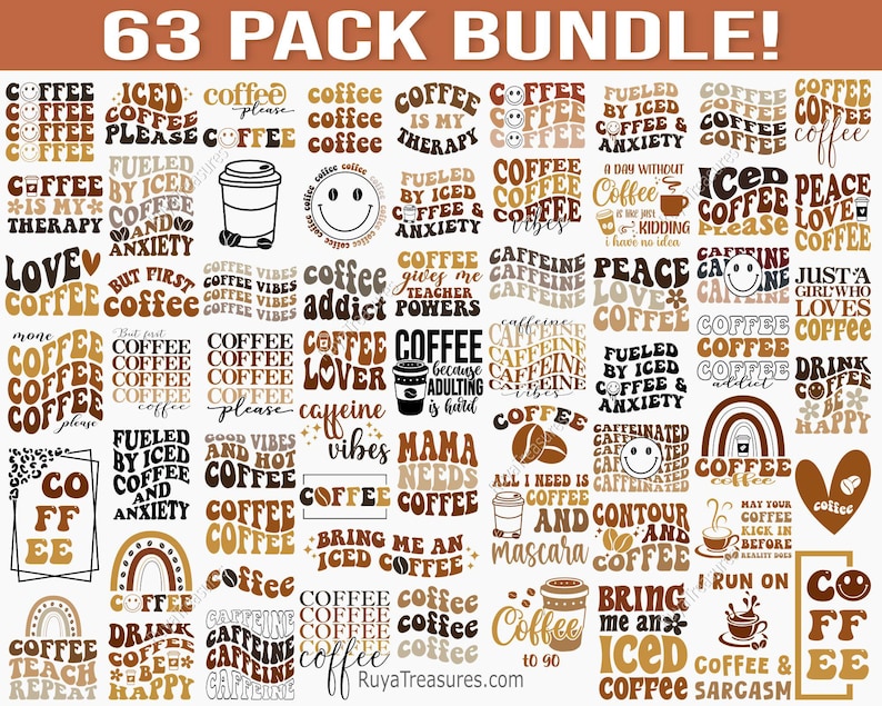 Retro Coffee Svg Bundle