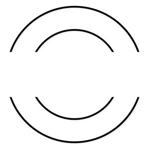 二重円フレーム SVG、円モノグラム SVG、円分割 SVG、円 SVG、円アウトライン SVG - 印刷可能、Cricut およびシルエット