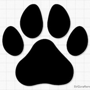 Svg empreinte de patte, empreinte de patte de chien, svg de patte de chien, svg de patte, svg de maman chien, chiot svg, svg de pattes de chien, svg pour amoureux des chiens - imprimable, Cricut & Silhouette
