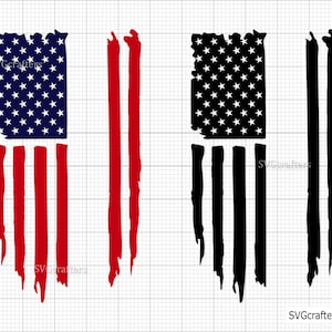 Personalize It Distressed Flag Svg, American Flag Svg, 4th of July Svg, Fourth of July Svg, Grunge Flag Svg - Printable, Cricut & Silhouette