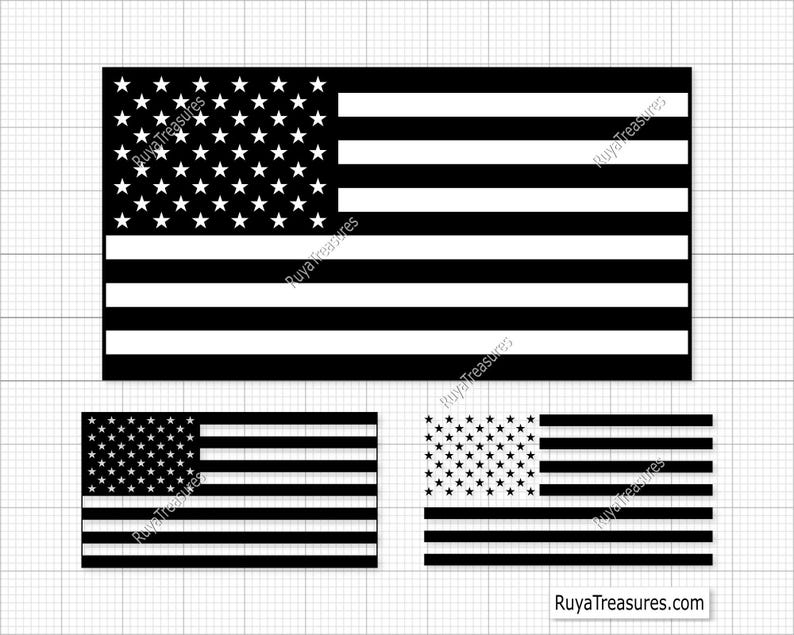 Distressed American Flag Svg