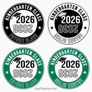 Kindergarten Class of 2038 Svg, Kindergarten Graduation Svg, Kindergarten Svg, Graduation Svg, School Svg, 1st Grade Svg, Back to School Svg