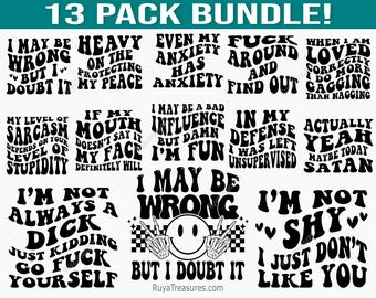 Sarcastic Svg Bundle, Sarcasm Svg, Sarcastic Svg Files, Funny Quotes Svg, Funny Sayings Svg, Mom Shirt Sayings, Sassy Svg, Funny Quotes Svg