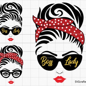 ボスレディ svg、ボス svg、ガールボス svg、ボスベイビー svg、ハッスル svg、起業家 svg、強い女性 svg - 印刷可能、クリカット & シルエット ファイル