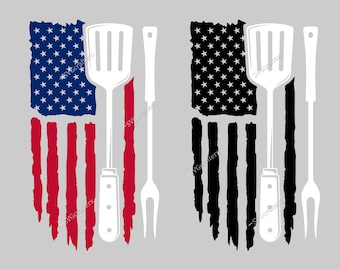 Amerikansk barbecue svg png, BBQ svg, grill svg, grillfather svg, rolig förkläde svg, grillning svg, kock svg - utskrivbar, Cricut och silhuett