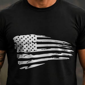 Distressed American Flag SVG, 4th Of July Png, Patriotic USA Flag Design, American Pride Artwork, USA Pride Graphic, Patriotic Decor image 7