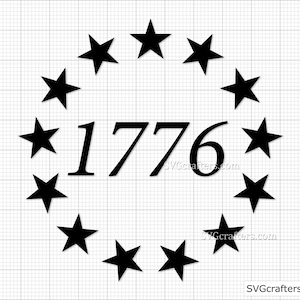Svg Betsy Ross, 1776 svg, drapeau américain SVG, svg du 4 juillet, svg patriotique, 2e amendement svg, drapeau de Betsy ross - imprimable, Cricut & Silhouette