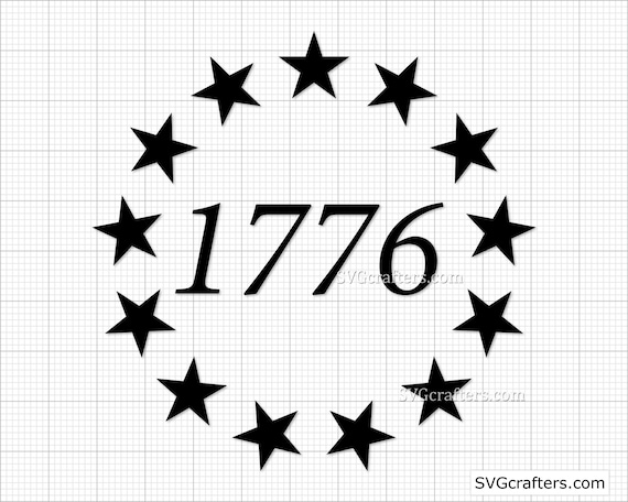Betsy Ross Svg 1776 Svg American Flag SVG 4th July Svg - Etsy