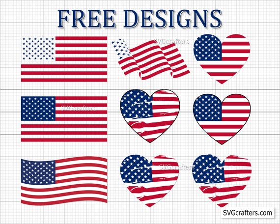 レイヤー化されたアメリカ国旗SVG、アメリカ国旗SVG、アメリカ国旗PNG