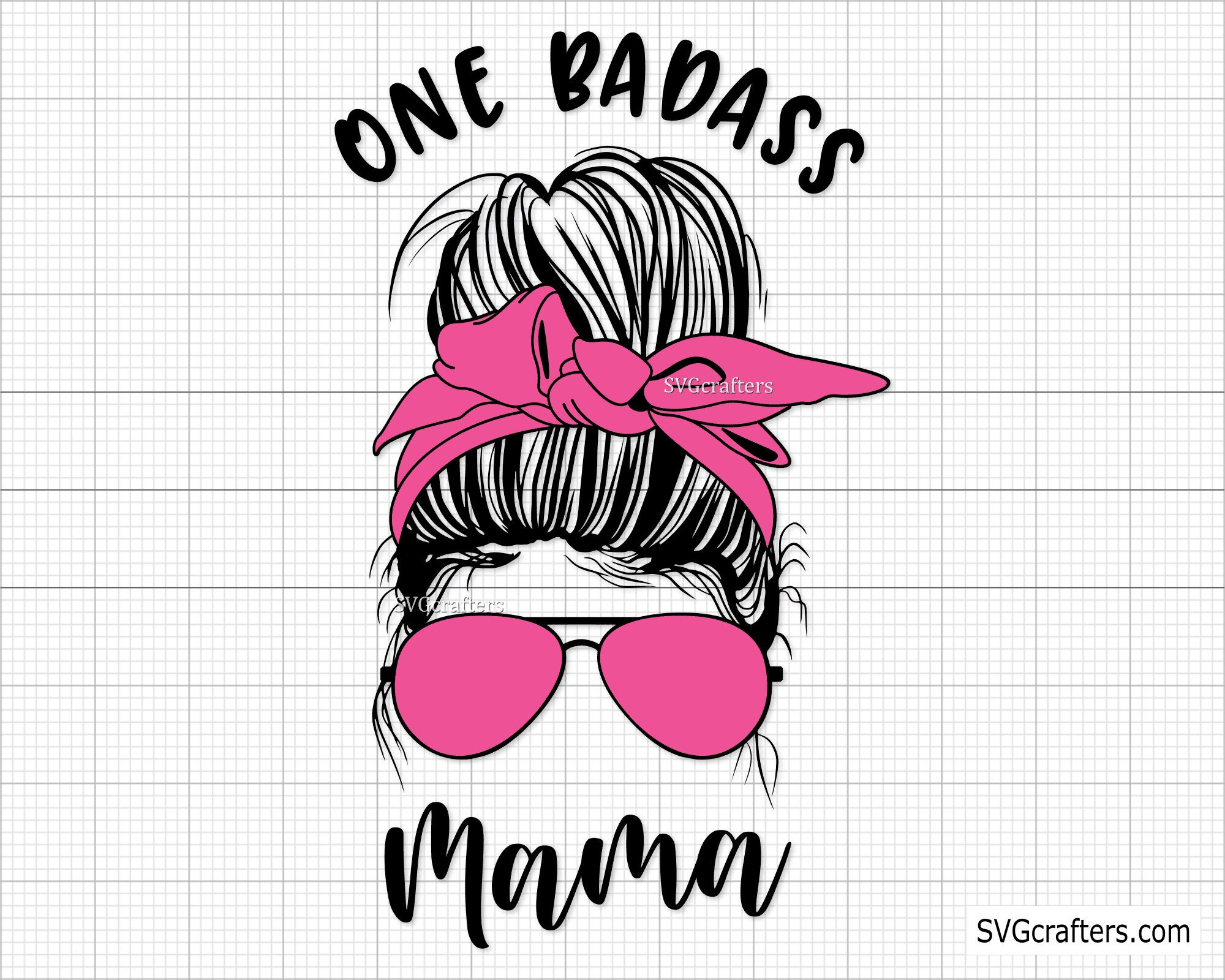 One Badass Mama Svg Mom Svg Mama Svg Mothers Day Svg Mommy  Etsy UK