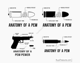 Anatomía de un banco Svg, Pew Pew Svg, Svg de pistola, Svg de pistola, Svg de triggernometry, Svg militar, Svg de arma de fuego, Svg táctico, Svg de la segunda enmienda