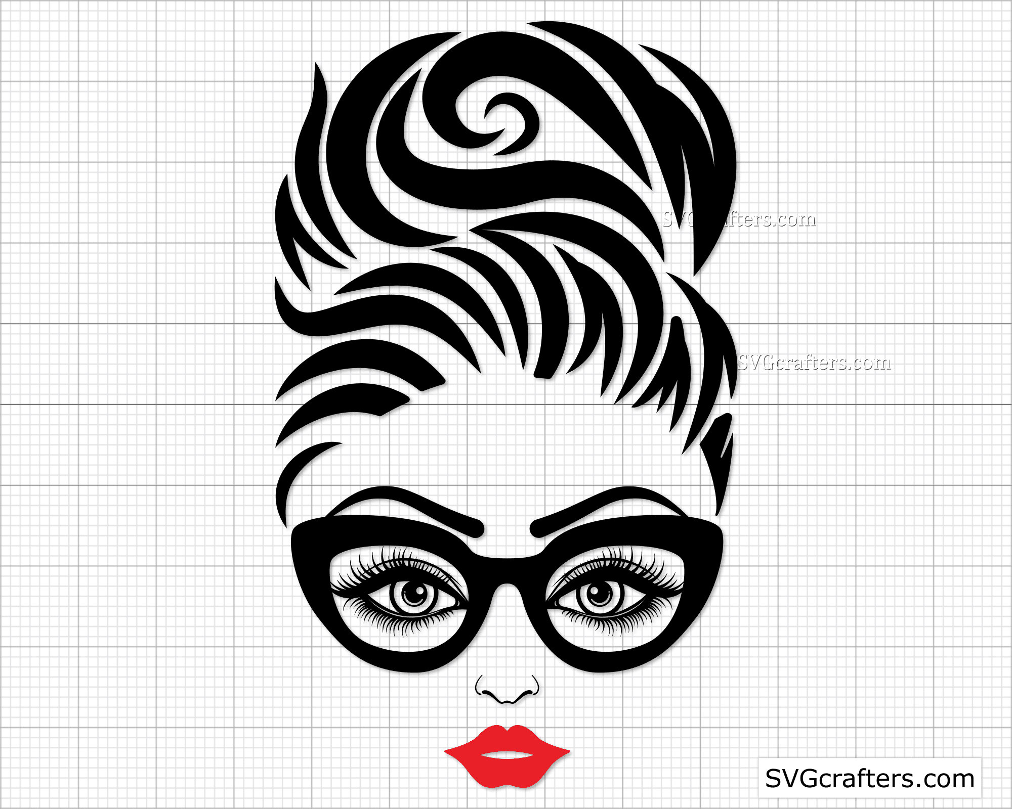 Messy Bun With Glasses Svg Momlife Svg Messy Bun Svg Mom Etsy Canada